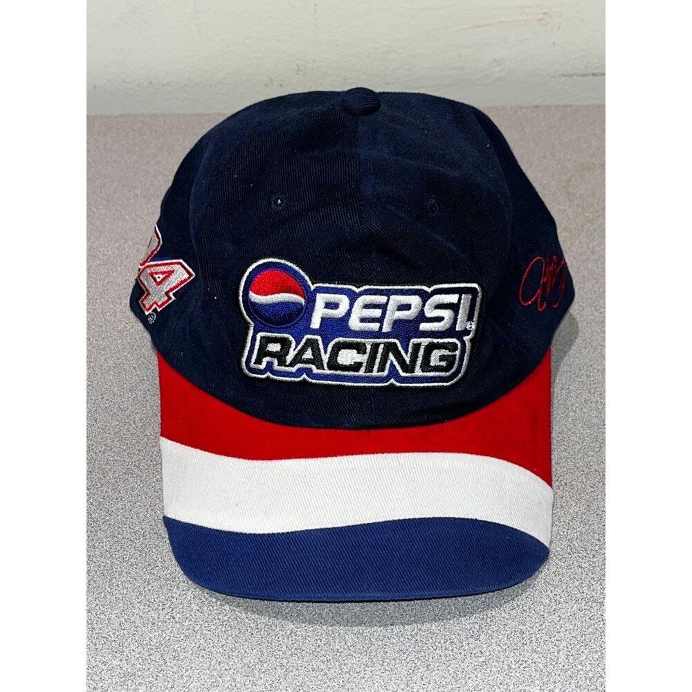 90s Vintage Nascar Jeff Gordon Pepsi Racing 24 Chase Authentics Snapback Hat Cap
